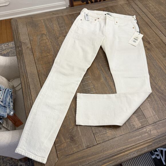 Citizens of Humanity Inga Slim Premium Denim jeans Women’s size 27 Cream - Picture 2 of 12